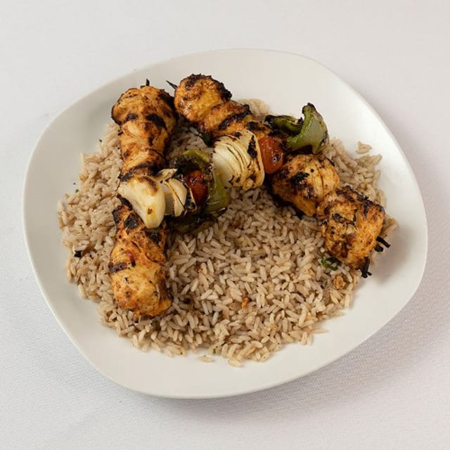 Chicken Shishk Kabob (entree).