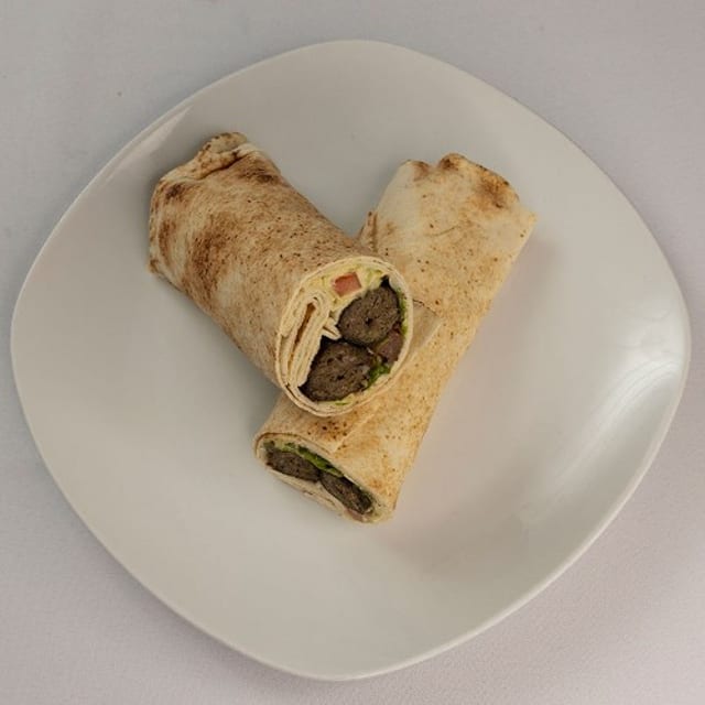Lamb Kabob Wrap.