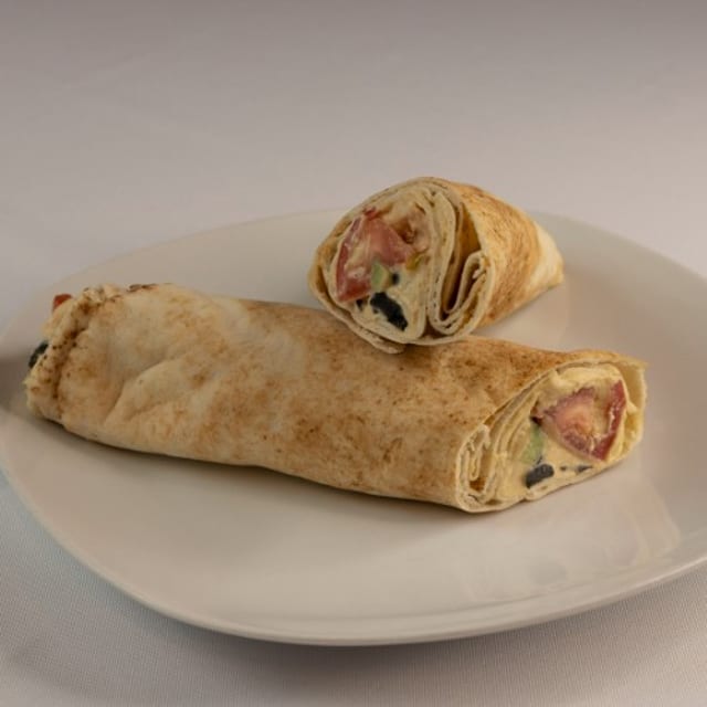 Hummus Pita Wrap.