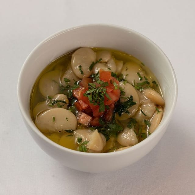 Lemon-Garlic Lima Beans.