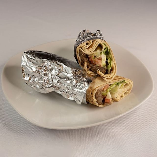 Kibbeh wrap.