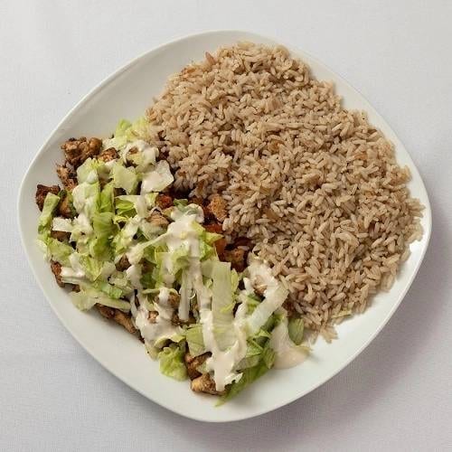 Chicken Shawarma Plate.